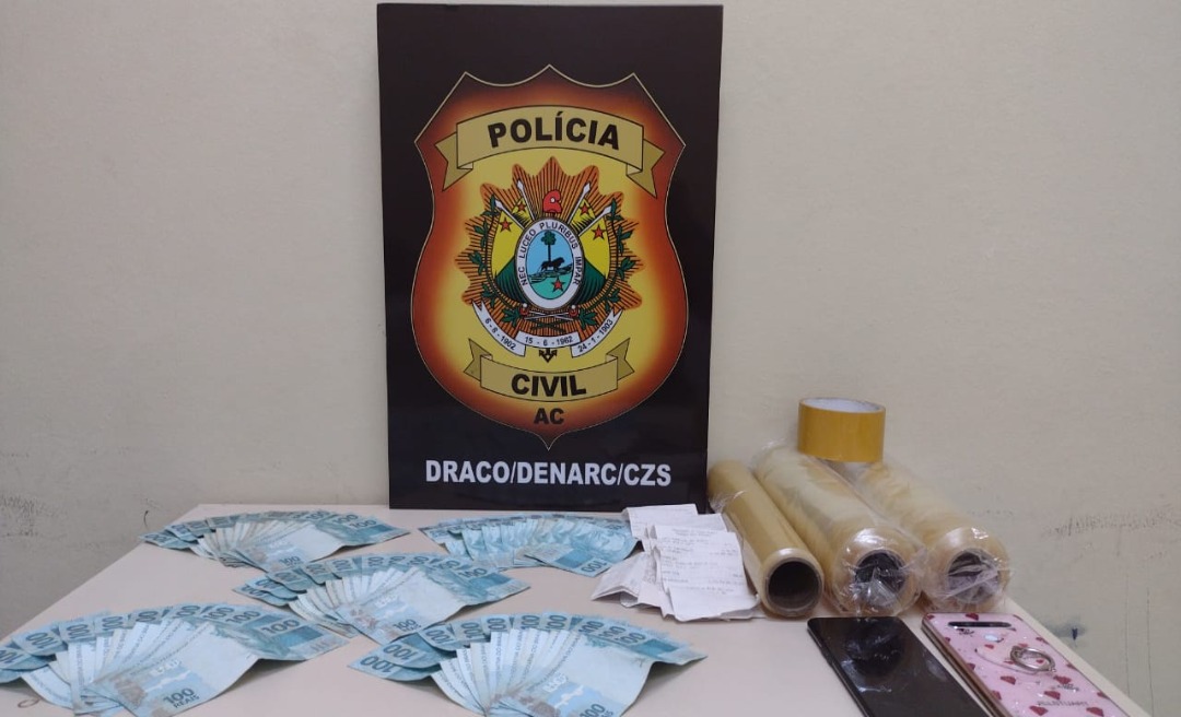 Ciclo fechado; Polícia Civil prende traficante que vendeu droga que seguia para Altamira no Pará e apreende mais de 5 mil reais